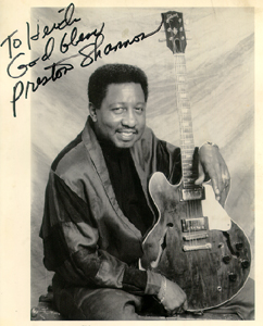 Memphis Music Memphis blues band Preston Shannon